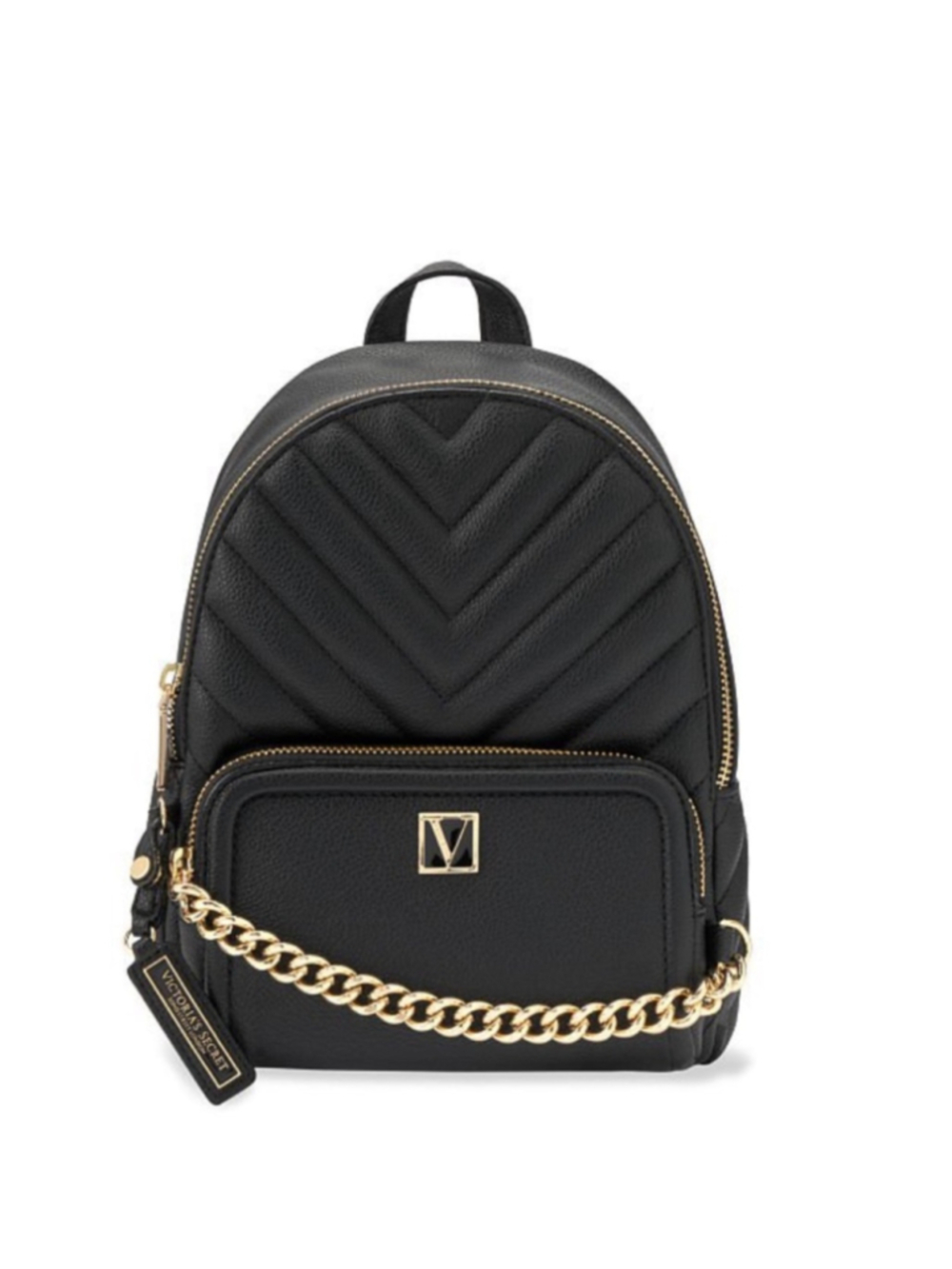 Victoria’s Secret Lily Pebbled V-Quilt Small City Backpack